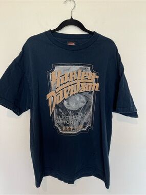 Harley-Davidson Men's Navy Graphic Logo T-Shirt